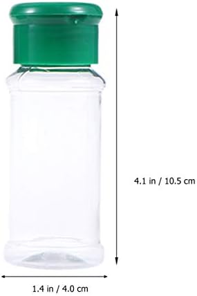 25pcs zadebljajte plastične boce za začinjene staklenke, boce za začine s roštilja, boce Cruet Contait, začine boce shakera za skladištenje
