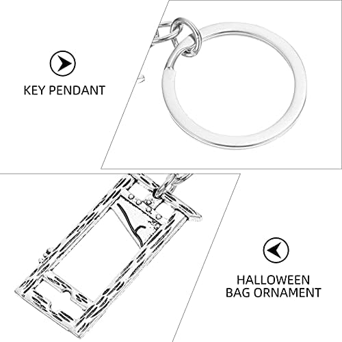 Doitool Halloween giljotine ključevi hallowmas dekor Keyring za jaknu ruksak pribor za Halloween zabave za zabavu naklonosti