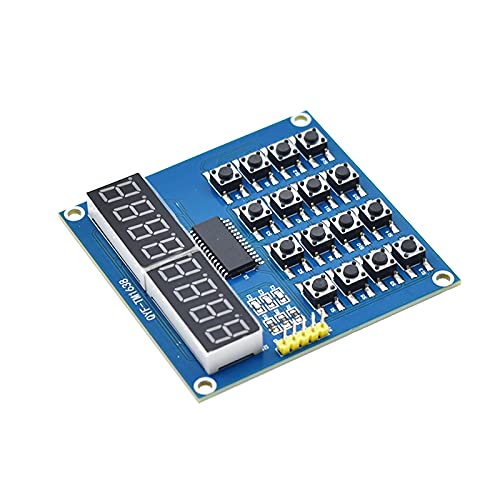 TM1638 LED zaslon 8-bitni modul digitalne cijevi 3-žice 16 ključeva 8 bita skeniranje tipkovnice i modul ključa za Arduino