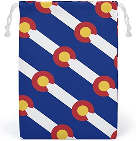 Colorado zastave platno za odlaganje vrećice za višekratnu uporabu vrećica vrećica vrećica za torbu za kućno putovanje