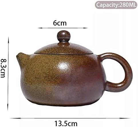 Debela 280 ml Zisha Teapot Kineski Zisha ručno izrađena peć tradicionalni čaj od čajnika