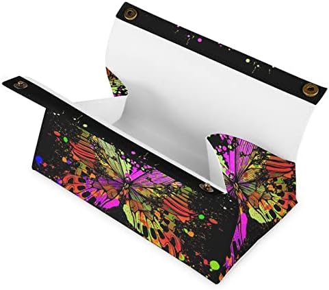 Akvarelni leptir kutija za tkivo poklopca ukrasni držač salvete papira