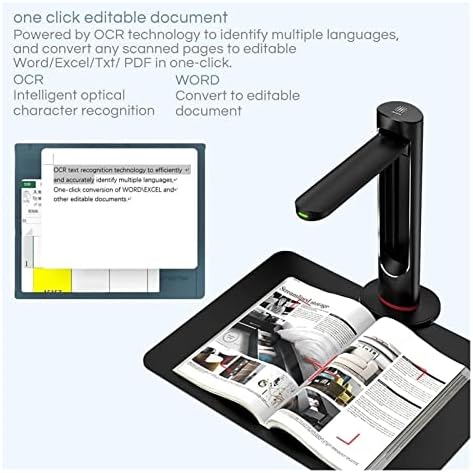 Skener pametnih dokumenata K21 A3/A4 Book Document Fiksni skener skenera Visoke definicije 23MP skener s auto-flatten višejezičnim