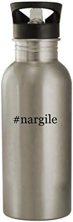 Knick Knack pokloni Nargile - boca vode od nehrđajućeg čelika od 20oz, srebro