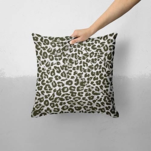 Iirov Neutral Cheetah Print Vector V3 - Prilagođeni ukrasni dekor kuće zatvoreni ili vanjski jastuk za bacanje jastuka za kauč, krevet