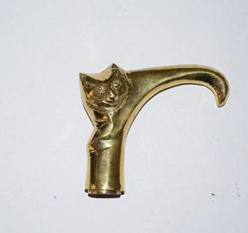 Mačji mesing dizajn ručka vintage antikva