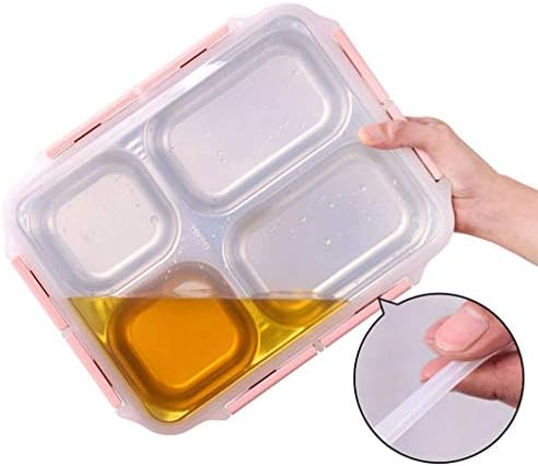 Izolirana kutija za ručak s poklopcem izolirana kutija za ručak velikog kapaciteta od nehrđajućeg čelika, podijeljena kutija za ručak