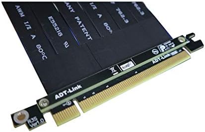 ADT-LINK PCI-E X16 do 16x 3.0 mužjaka do ženskog uspona za proširenje kabelske kartice Računalo CHAPLE CHASSIS PCI Express Extender