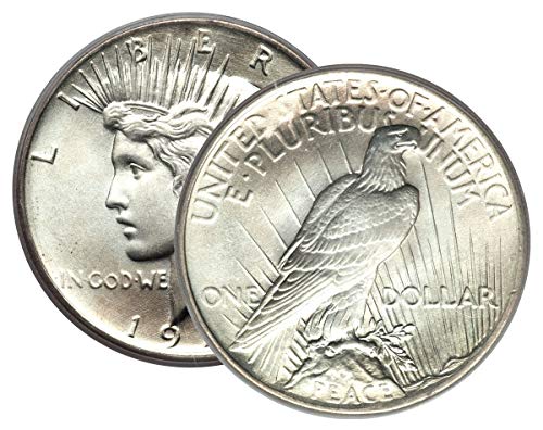 1 - Mir srebrni dolar sredinom 1920. Darad Dollar Brilliant Uncirculirani američki metvica