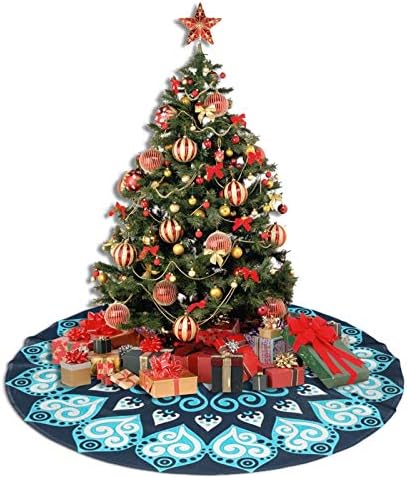 Corpda cvjetna menta cvjetna tradicionalna suknja božićnog drvca Santa jelena ukrasi stabla suknja za božićni ukras 36 inča