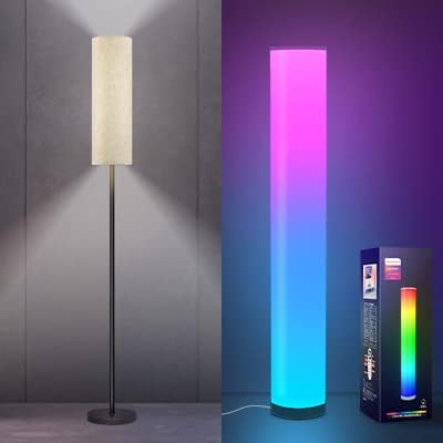 Tacopet RGBWW pametne podne svjetiljke za dnevni boravak/spavaću sobu/ured, boja za promjenu moderne kutne svjetiljke