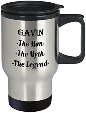 Gavin - Čovjek mit o legendi strašan poklon šalice za kavu - Putnička šalica od 14oz