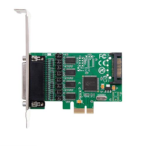 Serijski adapter 4 Port Rs 232 Serijski DB9 PCI Express Adapter RS232 na PCIE Converter Card PCI E RS-232 Ekspanzijska kartica WCH384