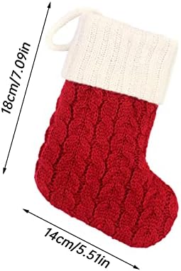 SEPPR 2022 Personalizirane božićne čarape Torbe Privjesci inicijali Veliki vezeni pismo pleteni božićna čarapa za obiteljski odmor