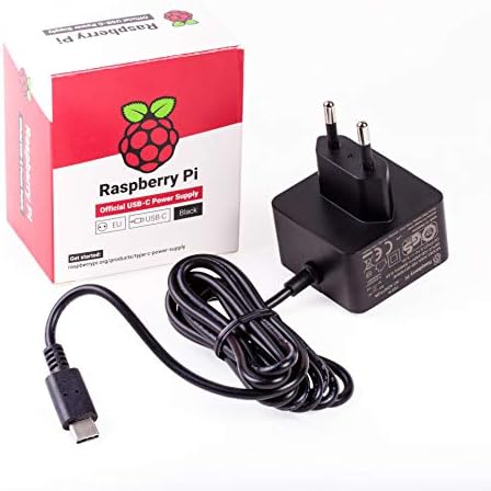 Službeni Raspberry Pi 4 USB na Type-C adapter za napajanje-EU utikač