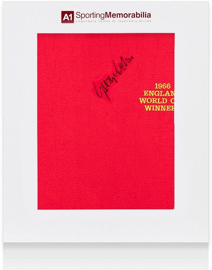 George Cohen potpisana košulja - pobjednici Svjetskog kupa u Engleskoj 1966. - Poklon kutija - Autografirani nogometni dresovi