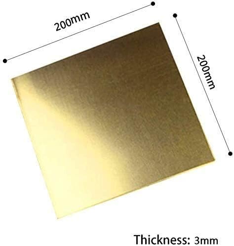Mesingani lim od metala od čistog bakra 99,9% Aluminijska ploča, debljina: mesingane ploče od 3 mm