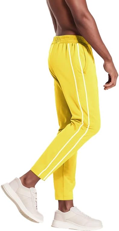 Everworth muške casual jogger hlače za vježbanje u teretani trening hlače udobne vitke fit konusne trenirke s dubokim otvorenim džepovima