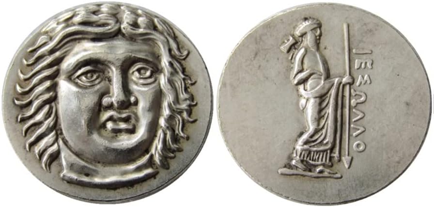 Srebrni dolar drevni grčki novčić Strani kopija Silver Pleaded Commemorative Coin G23s
