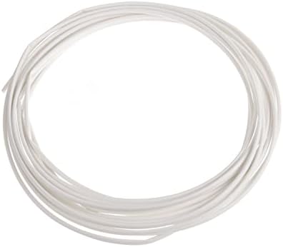 1pcs cijevi za toplinu, 2: 1 bijeli Bettomshin Električni žičani kabel ≥600V i 248 ° F, 8mx4mm, omotač za smanjenje dugotrajne izolacijske