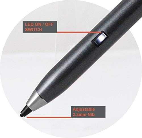 Broonel siva fina točka Digitalna aktivna olovka kompatibilna s WallMart Onn 7 Tablet