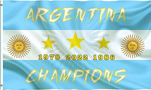 2022. Argentina prvaka Svjetskog kupa zastave Jedna strana zastava 5ft 3ft ukrasi za memorabilije poklon