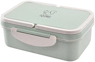 Pšenična slamna kutija za ručak za djecu crtani film Bento Box prijenosni ekološki spremnik za hranu za izletnicu Microwavable