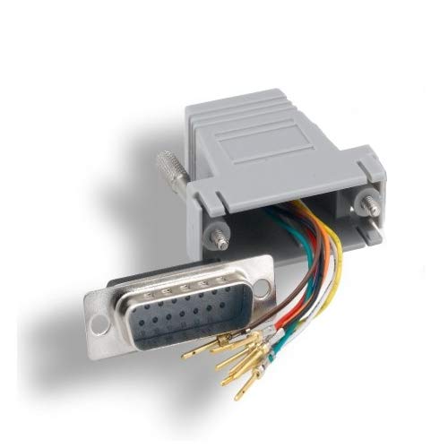 Modularni adapter Kentek D-Sub DB15 Utikač za napajanje u priključak RJ45 Konektor RJ-45 Serijski priključak M/F Konzole za Ethernet