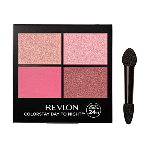 REVLON ColorStay Day to Night Eyeshadow Quad, paleta sjenilo Longwear s prijelaznim nijansama i маслянисто-blagi osjećaj, otporna na