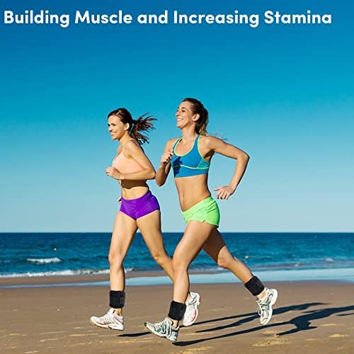Utezi gležnja, podesivi utezi nogu 2–10 lbs modularizirani, utezi gležnja za žene i muškarce, izvrsni za teretanu, vježbanje u fitnessu,