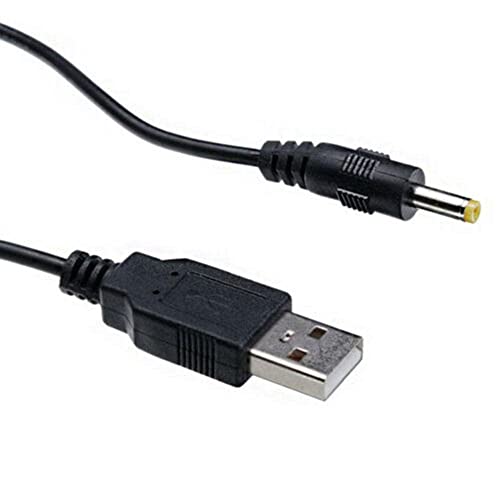 BBASILIYSD 1PC 0,8M kabel prikladan za PSP 1000 2000 3000 USB 5V utikač za punjenje na 1A kabel za napajanje USB kabel 4.0x1.7 mm