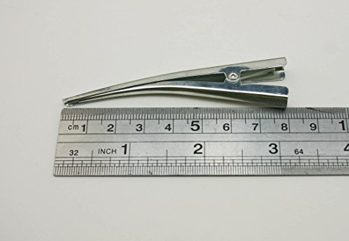 Fenggtonqii isječak za kosu u boji srebrnasta 78 mm duljina bez pakiranja zuba od 6