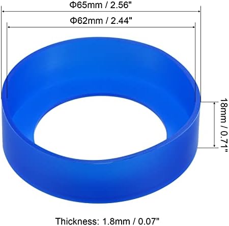 Meccanixity čizme za boce za vodu, 62 mm ID toplinski otporni zaštitni zaštitni poklopac protiv proklizavanja donjeg rukava za šalicu