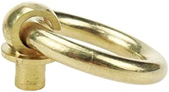Risbay 5pcs 0,79 Zlatni mesingani prsten za povlačenje ladica, komodnice