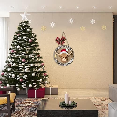 Božićni ukrasi Privjesak za ulazna vrata 12 Rustikalni okrugli zid od drveta Visenje na otvorenom, seoska kuća, trijem, proljetno ljeto
