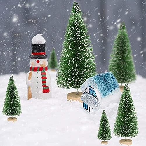 AOOF minijaturna božićna drvca Mini borovo stabla sićušna sisala