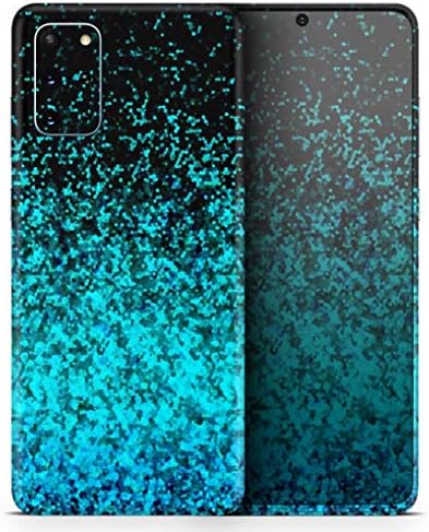 Dizajn Skinz Black i Tirquoise Nefokusirani ispis zaštitni vinilni naljepnica omota kože Kompatibilno sa Samsung Galaxy S20