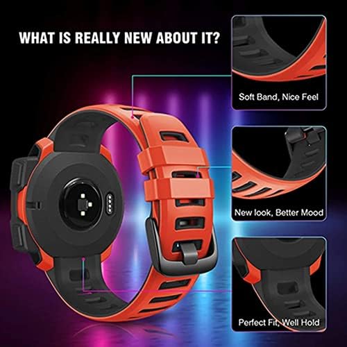 Schik silikonski satovi trake za Garmin Instinct Smart Watch 22 mm zamjenski pojas narukvica narukvica/esports/plima/solarna energija