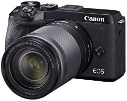 Беззеркальная Canon EOS M6 Mark II za snimanje + objektiv 15-45 mm, CMOS senzor APS-C, двухпиксельный CMOS af, Wi-Fi, Bluetooth i video