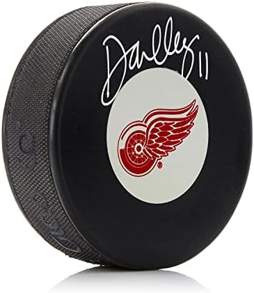 Hokejaški pak s autogramom Daniela Clerija Detroit crvena krila - NHL Pakovi s autogramima