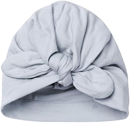 Šik 3 pakiranja pamučni turban za novorođenčad sa zečjim čvorom bolnička kapa