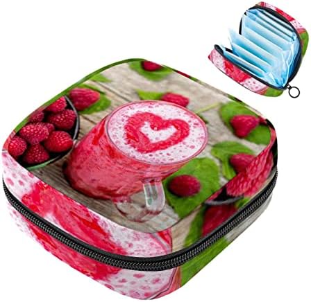 Vrećica za pohranu higijenskih uložaka vrećica za razdoblje vrećica za higijenske uloške mala kozmetička torba piće od voća i jagoda