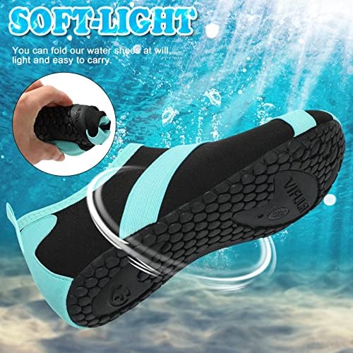 Vifuur Womens muške vodene cipele bosonoge brze suhe aqua čarape za plažu plivanje joge na otvorenom sportom