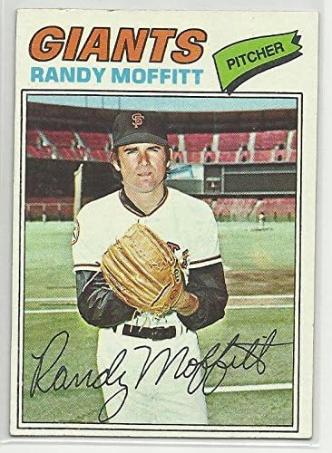 Randy Moffitt 1977 Topps Baseball Card 464 San Francisco Giants