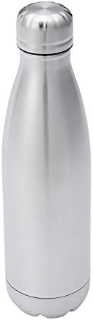 Osnove a 0,5L / 16,9 FL. Oz. Sportska boca vode od nehrđajućeg čelika s vakuumom zapečaćenim, propusnim poklopcem