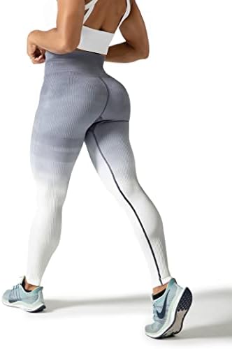 Gymtalent Scren Screnk Buttgins za žene, rebraste bešavne gamaše u teretani guzice za podizanje joga hlača ukaza
