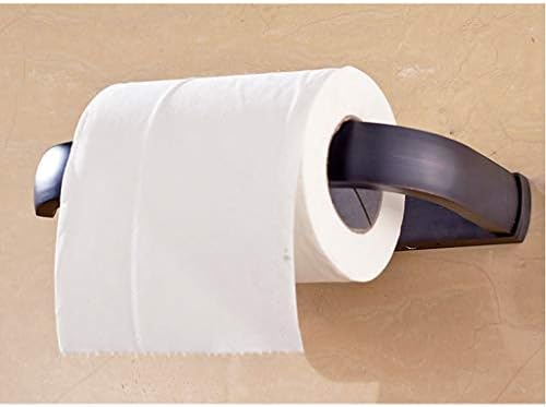 TJLMZ Jednostavno crno - Zidna kućanstvo kupaonica kupaonica, držač toaletnog papira od nehrđajućeg čelika