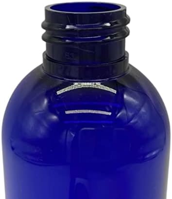 Prirodne farme 12 pakiranja - 8 oz - prazno stisak plastična boca - Cosmo plava s bijelom pumpom - za esencijalna ulja, parfemi, proizvode
