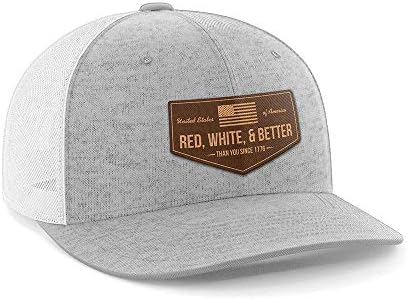 Crvena, bijela i bolja od kožnog šešira za patch