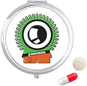 Svemir i vanzemaljac zelena Futrola za vanzemaljske tablete džepna kutija za pohranu lijekova spremnik za doziranje